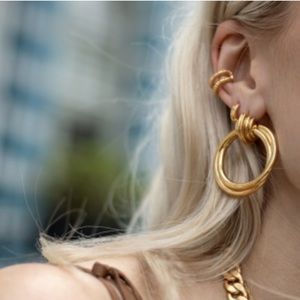 Missoma Lucy Williams Gold Hoops